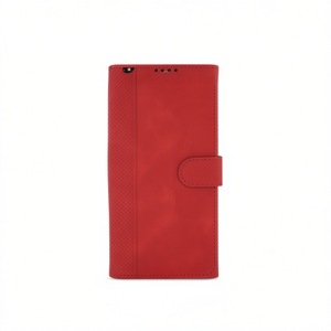 Funda de Teléfono Tipo Cartera de Cuero Sintético DAM para 16 Pro con Ranuras para Tarjetas y Solapa con Diseño de Rombo - Product Image 1