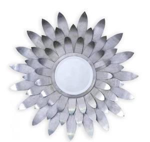 Miroir mural en fer forgé, nouvelle arrivée, tendance, laiton et fer avec placage or, forme artisanale pour salon, couloir - Product Image 5