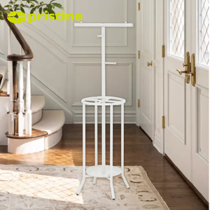 Porte-manteau avec banc MIT Housewares pour l'entrée, double niveau, en acier tubulaire, moderne, durable, meuble de rangement pour chaussures - Product Image 5