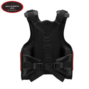 Nueva llegada con impresión de logotipo propio Mejor proveedor PU Cuero Lucha Boxeo Protección del pecho POR ABDULLAH MARTIAL ARTS - Product Image 3