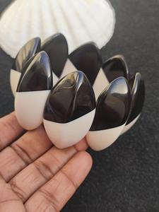 Misbaha-45pcs islamique populaire saoudien écologique 10mm chapelet musulman jaune acrylique rond Sibha Tesbih avec bracelet gland - Product Image 2