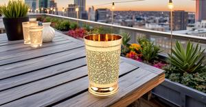 Brass 10-Ounce Mint Julep Cup Elegant Drink Cup Koi - Product Image 3