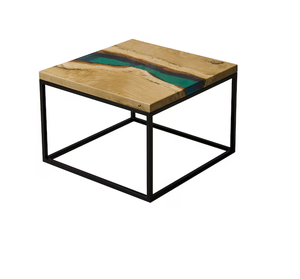 Taburete de madera y resina moderno de nuevo diseño, muebles para el hogar, Hotel, madera de resina de lujo, venta más vendida - Product Image 2