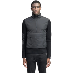 Pull à demi-zip pour homme Performance Léger Extensible Pull de sport Coupe athlétique Haut d'entraînement Respirant Manches longues - Product Image 1