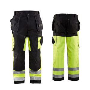 Pantalon de travail de sécurité réfléchissant haute visibilité de haute qualité pour hommes ANSI classe 1 étanche avec poches Logo personnalisé - Product Image 6