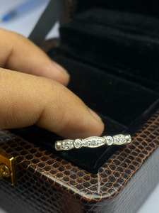 Anillo Vintage con Incrustaciones de Piedras Brillantes, Anillo Delicado de Cristal para Mujer, Joyería Fina de Lujo, Estilo Nupcial Elegante, Anillo Transparente - Product Image 2