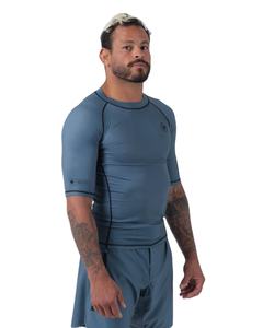 Camiseta de compresión de manga larga BJJ Rashguard No Gi con logotipo personalizado para luchadores de entrenamiento Jiu Jitsu hechos en Pakistán - Product Image 1