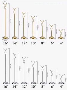 ที่ใส่การ์ดสีทองสุดชิคขาตั้งจอแสดงผลแบบทันสมัยสำหรับงานแต่งงานตกแต่งบ้านหรือจัดระเบียบนามบัตรทุกวัน - Product Image 4