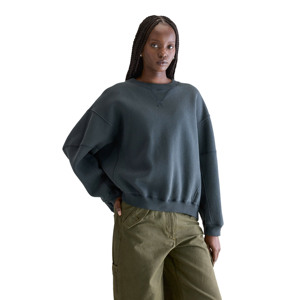 Winter Thick Fleece Warm Long Sleeve Mock Neck Streetwear <b>Crewneck</b> Sweatshirt Heavyweight Soft Cotton Sweatshirt & Hoodies - Product Image 1