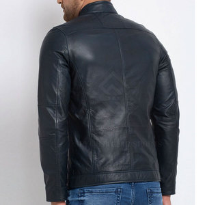 Chaqueta Casual de Piel de Vaca Tallas Grandes al por Mayor con Cremallera Frontal, Logo, Cuello Alto, Transpirable, Ecológica, de Alta Calidad para Invierno al Aire Libre - Product Image 3