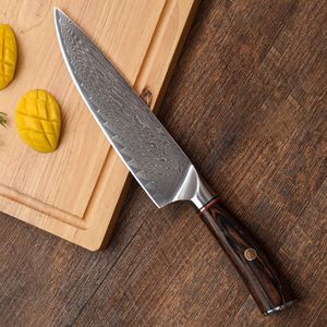 Venta al por mayor personalizado de alta calidad OEM ODM servicio PRESTIGE BLADES japonés mango Damasco acero ambidiestro cuchillo de cocina - Product Image 6