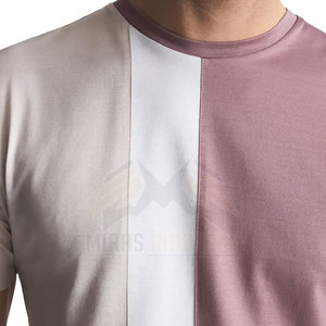 Meilleure vente T-shirts décontractés pour hommes de haute qualité léger respirant séchage rapide couleur unie à manches courtes col rond coton/bambou - Product Image 4