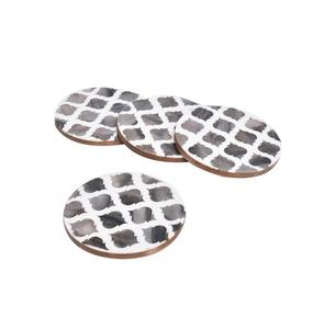 ชุดที่รองแก้วไม้ดีไซน์ทันสมัย4ชิ้นพร้อมบริการชาคุณภาพระดับพรีเมียมเป็นพิเศษ - Product Image 2