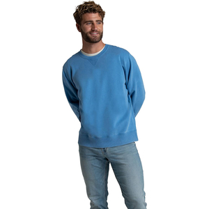 Sweat-shirt ample surdimensionné personnalisé pour hommes, col rond, pull en coton à épaules tombantes, haut décontracté Streetwear - Product Image 1
