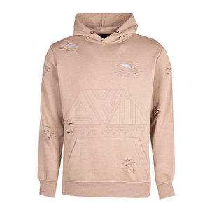 Sudaderas con Capucha Casuales para Hombre, Diseño Personalizado, Estilo Desgastado, Color Sólido, Invierno, Logotipo Personalizado, Alta Calidad, Forro Polar Ligero, Transpirable - Product Image 1