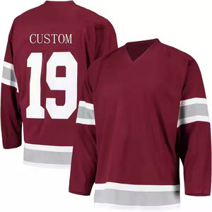 Jersey de hockey sobre hielo para hombre con logotipo personalizado 2024, nuevo diseño de moda con sublimación al por mayor, ropa de hockey personalizada - Product Image 4