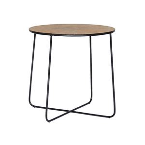 โต๊ะข้างอลูมิเนียมและเหล็กทรงกลมทำด้วยมือสำหรับห้องนั่งเล่นและห้องนอนคุณภาพระดับพรีเมียม - Product Image 1