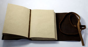 Journal en cuir A5, carnet en cuir, carnets reliés en cuir, cadeaux personnalisés uniques, carnet - Product Image 3