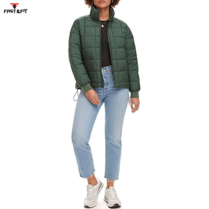 Nueva Llegada, Chaqueta Ligera Hecha a Medida, Larga, de Algodón Sólido, Impermeable, Transpirable, con Cuello Alto y Cremallera Completa, Popular para Otoño e Invierno - Product Image 6