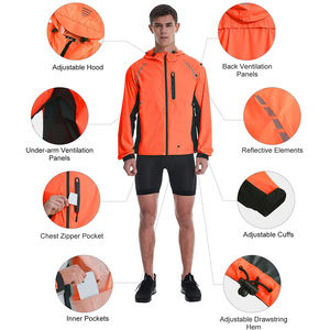 Veste coupe-vent moderne, logo personnalisé, marque privée, haute qualité, vente en gros - Product Image 6