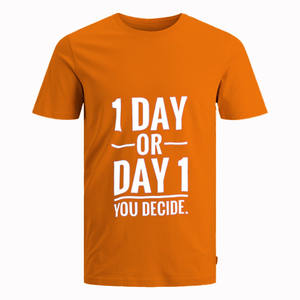 T-shirt en coton nouveau design pour hommes T-shirt avec impression de logo personnalisé pour hommes - Product Image 2