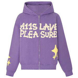 Sweat-shirts pour hommes surdimensionnés personnalisés avec impression en relief, meilleure qualité, vêtements décontractés, hautement respirants, impression en relief, 2025 - Product Image 4