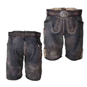 Short bavarois en cuir de vachette brodé sur mesure de haute qualité Sports World SWB-79 pour les performances de festival allemandes - Product Image 6