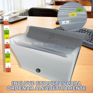 Cartella Organizzatrice A4 con Divisori Colorati Impermeabili e Antipolvere, Accessori per Cartelle Portadocumenti - Product Image 5