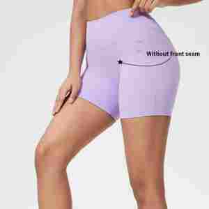 Shorts Deportivos para Mujer, de Secado Rápido, Transpirables, Impermeables, 100% Algodón, Cintura Elástica, para Gimnasio, Fitness, Yoga y Entrenamiento - Product Image 6