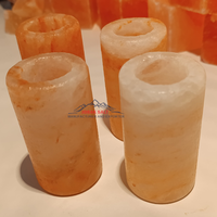 Offre Spéciale – Verres à shot en sel rose de l'Himalaya de la marque JOBAK, gravés avec logo personnalisé, design moderne, certifiés ISO, qualité supérieure, toucher réel