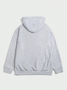 Sweat à capuche personnalisé pour homme, imprimé, en tissu polaire polyester/coton, respirant, confortable, couleur personnalisée, logo OEM - Product Image 6