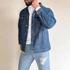 Vestes en jean pour hommes de qualité supérieure fabriquées au Pakistan, design et couleur personnalisés, service de vente en gros OEM, veste d'hiver pour hommes - Product Image 1