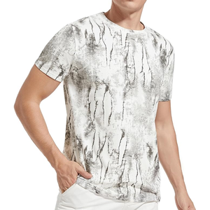 เสื้อยืดคอกลมสำหรับผู้ชายผ้าฝ้าย100% - Product Image 2