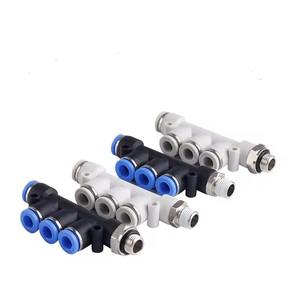 Accesorios de aire de tubería neumática de plástico serie PC Accesorios de empuje de un toque para restaurantes e industrias de impresión Nueva condición - Product Image 3