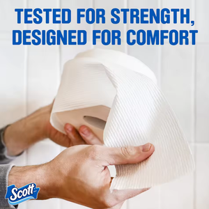 Mejor Precio para Papel Higiénico Desechable Scott-ComfortPlus de Pulpa de Madera Virgen, 12 Rollos Dobles, Seguro para Fosas Sépticas, 1 Capa, para Venta al por Mayor - Product Image 3