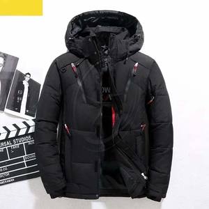 Parkas acolchadas de invierno a prueba de viento para hombre, chaqueta de plumón de pato blanco 90% para hombre, abrigo de nieve acolchado grueso y cálido de lujo con capucha - Product Image 2