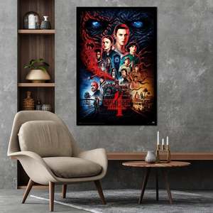 Modern Style Stranger Things 4 <b>Poster</b> Vecna Design Wall Usage Made of Paper - Product Image 2