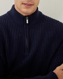 Camisa Polo Clásica Nueva Exclusiva con Cierre de Cremallera de Cuarto, Manga Larga para Hombre, Prenda Informal Cómoda y Transpirable Imprescindible - Product Image 2