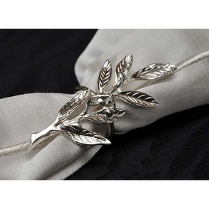 Unique Copper Embossed Design Stainless Steel Design Elegant Decoration Napkin <b>Ring</b> High Quality Royal Napkin <b>Ring</b> - Product Image 6