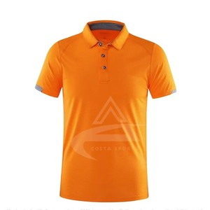 เสื้อโปโลผู้ชายแบบเท่ๆคุณภาพสูงผ้าถักลายสีล้วนสวมใส่สบาย - Product Image 3