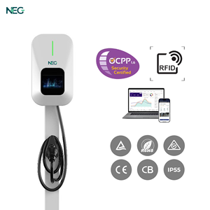 NEG Brand New Commercial Smart Power AC Wall-Mounted <b>Charger</b> Full Protection Type 2 Type 1 Interface for <b>Fast</b> EV Charging - Product Image 4
