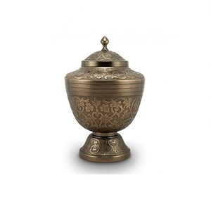 New Arrival Handmade Metal Urn Elegant Cremation Urn <b>Keepsake</b> <b>Memorial</b> Human Ashes Funeral Supplies Customized Size Shape - Product Image 2