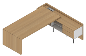 Escritorio de ordenador de madera convertible de estilo de diseño moderno ligero personalizado grande ajustable plegable para uso en oficina Panel de madera - Product Image 5
