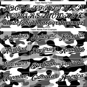 Chaqueta con Capucha Personalizada de Camuflaje Blanco y Negro, Estilo Bomber 3D, Cierre Completo, Estilo Universitario, Homenaje al Servicio, Transpirable, 100% Algodón - Product Image 5