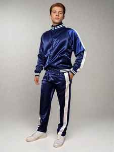 Chándal transpirable resistente al agua de Estilo Vintage sólido de peso medio para ropa informal de invierno - Product Image 5