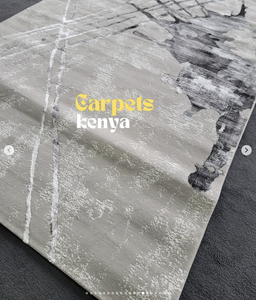 Alfombras Turcas Modernas de Polipropileno Tejidas a Máquina, Alfombras de Yute de Alta Calidad Resistentes a las Manchas, de Pelo Alto, Abstractas, para Dormitorio y Hogar - Product Image 1