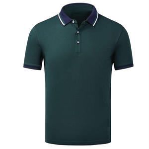 Polos en maille 100% polyester de haute qualité pour hommes Logo personnalisé et tissu respirant Polo pour hommes - Product Image 4