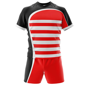 Nouveau design d'uniforme de rugby, vêtements de sport grande taille, nom de l'équipe personnalisé, ensemble rugby respirant, uniforme de football américain - Product Image 1