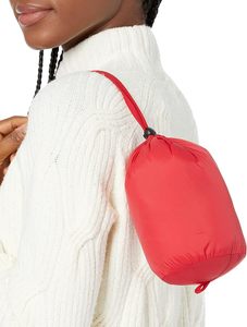 Blouson long pour femme de haute qualité respirant d'hiver matelassé avec capuche amovible et manches bouffantes tissées élégantes - Product Image 5