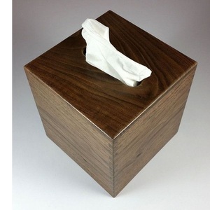 Caja de Madera para Pañuelos, Cubierta Decorativa de Madera Maciza para el Hogar - Product Image 6